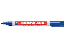 Viltstift edding 400 rond 1mm blauw