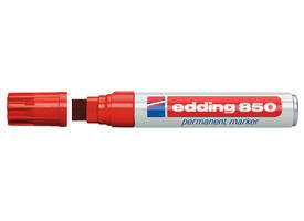 Viltstift edding 850 blok 5-16mm rood