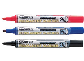 Viltstift Pentel NLF50 Maxiflo rond 1mm zwart