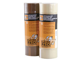 Verpakkingstape CleverPack 48mmx66m transparant PP pak à 6 rollen