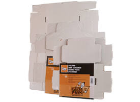 Postpakket CleverPack golfkarton 220x160x90mm wit pak à 5 stuks