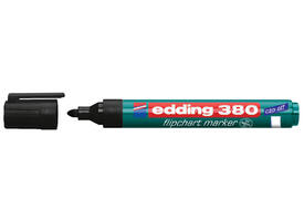 Viltstift edding 380 flipover rond 1.5-3mm zwart