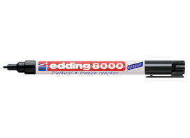Diepvriesmarker edding 8000 rond 1mm zwart