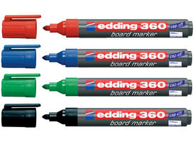 Whiteboardmarker edding 360 rond 1.5-3mm rood