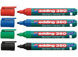 Viltstift edding 380 flipover rond 1.5-3mm zwart