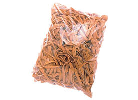 Elastiek Standard Rubber Bands 16 60x1.5mm 1kg 4440 stuks bruin