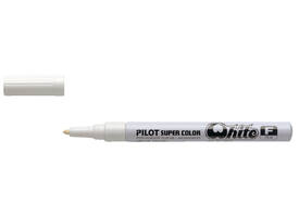 Viltstift PILOT Super Color lakmarker fijn wit