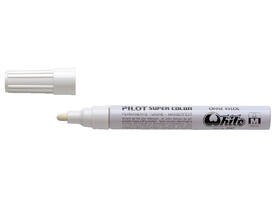 Viltstift PILOT Super Color lakmarker medium wit