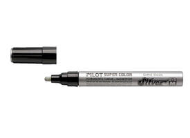 Viltstift PILOT Super Color lakmarker medium zilver