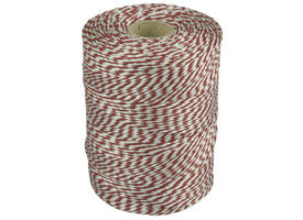 Touw Muller katoen 180 meter rood/wit