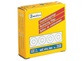 Versterkingsringen Avery 3508 13mm wit 500 stuks
