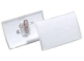 Badge Durable 8214 Click Fold met combiklem 54x90mm