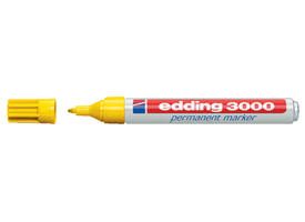Viltstift edding 3000 rond 1.5-3mm geel