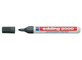 Viltstift edding 3000 rond 1.5-3mm grijs