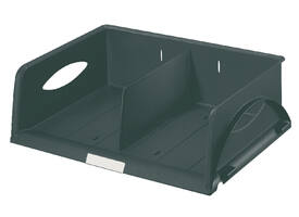 Brievenbak Leitz Sorty standaard  A4 maxi dwars zwart