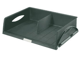 Brievenbak Leitz Sorty Jumbo A3 dwars zwart