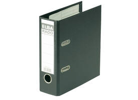 Ordner Elba Rado Plast A5 staand 75mm pvc zwart
