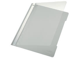 Snelhechter Leitz Standaard A4 gerecycled PP grijs