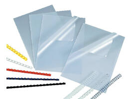 Voorblad Fellowes A4 PVC 200micron recycled 100 stuks