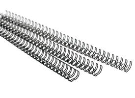 Draadrug GBC 14mm US/21rings A4 zilver 100 stuks