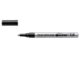 Viltstift PILOT Super Color lakmarker fijn zilver