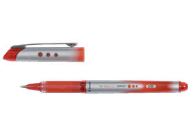 Rollerpen PILOT V-Ball Grip fijn rood