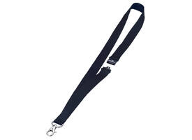 Textielkoord Durable 8137 met karabijnhaak zwart
