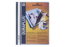 Snelhechtmap Durable Duraplus A4 grijs