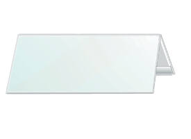 Tafelnaambord Durable 8053 105x297mm transparant