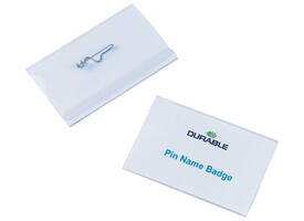 Badge Durable 8004 met speld 54x90mm