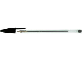 Balpen Bic Cristal medium zwart doos à 90+10 gratis