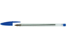 Balpen Bic Cristal medium blauw doos à  90+10 gratis