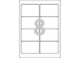 Etiket Avery L4745REV-25 96x63.5mm wit 200 stuks
