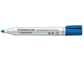 Whiteboardmarker Staedtler Lumocolor 351 rond blauw 2mm
