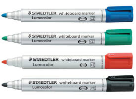 Whiteboardmarker Staedtler Lumocolor 351 rond zwart 2mm