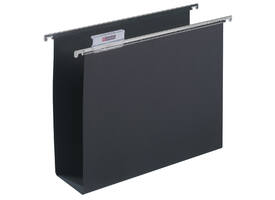 Hangmap Djois Alzicht A4 frontaal U-bodem 80mm zwart