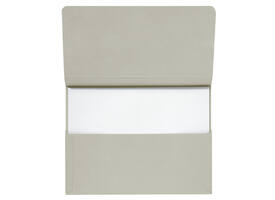 Pocketmap Secolor folio 100% gerecycled karton 250gr grijs