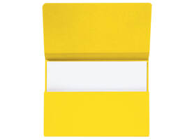 Pocketmap Secolor folio 100% gerecycled karton 250 gr geel