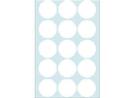 Etiket HERMA 2270 rond 32mm wit 480 stuks