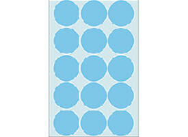 Etiket HERMA 2273 rond 32mm blauw 480 stuks