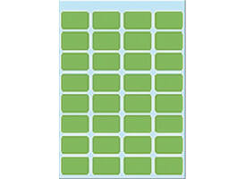 Etiket HERMA 3645 12x19mm groen 160 stuks
