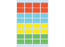 Etiket HERMA 3631 12x19mm assorti 160 stuks