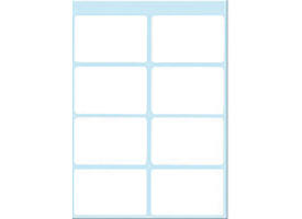 Etiket HERMA 3690 26x40mm wit 56 stuks