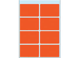 Etiket HERMA 3692 26x40mm rood 40 stuks
