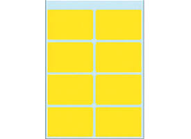 Etiket HERMA 3691 26x40mm geel 40 stuks
