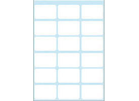 Etiket HERMA 3746 17x26mm wit 126 stuks