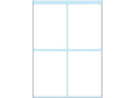 Etiket HERMA 3755 40x55mm wit 28 stuks