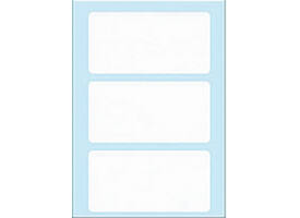 Etiket HERMA 3757 34x67mm wit 21 stuks