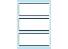 Etiket HERMA 5711 36x80mm schrift grijs kader 18 stuks