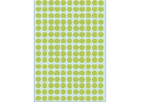 Etiket HERMA 2215 rond 8mm groen 5632 stuks